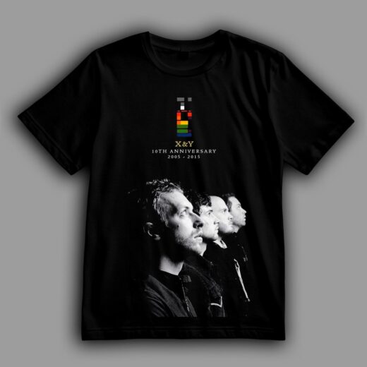 Футболка PrintBro присвячена десятиліттю альбому "X&Y" рок-гурту Coldplay goodreclama