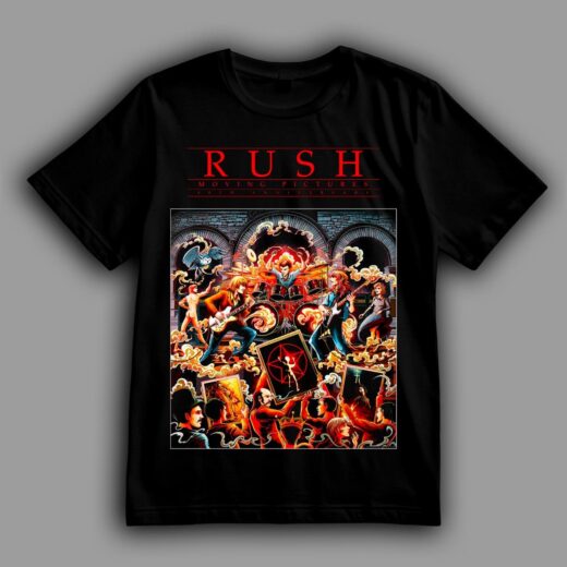 Футболка PrintBro Посвячена сорокаріччю альбому "Moving Pictures" від Rush goodreclama
