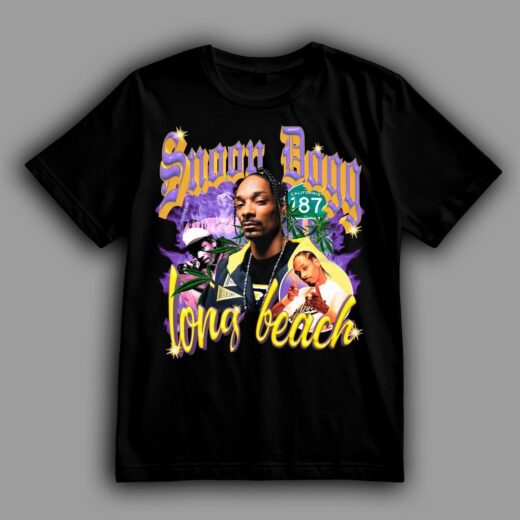 Футболка PrintBro Snoop Dogg легенда родом з Лонг-Біч (Long Beach) PG09620 goodreclama