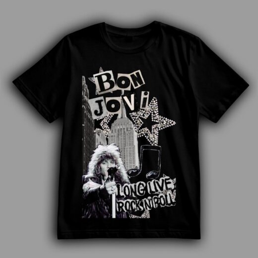 Футболка PrintBro Bon Jovi "Long live rock`n`roll" goodreclama