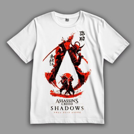 Футболка PrintBro Assassin Creed Shadows. Самурай Ясуке та синобі Наое PG11196 goodreclama