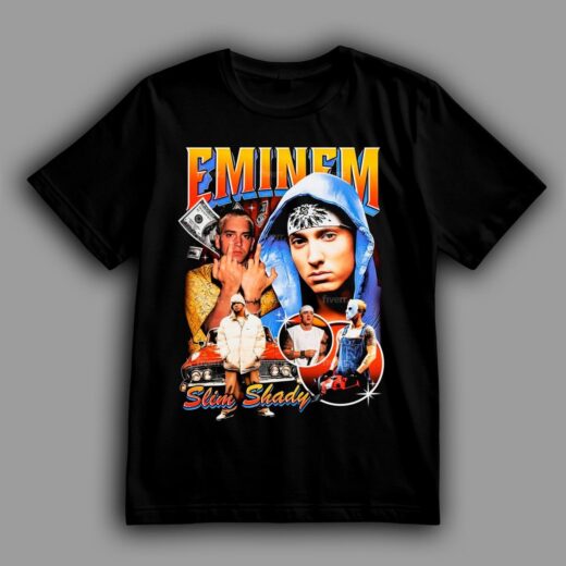 Футболка PrintBro Eminem Вінтажний колаж PG09607 goodreclama