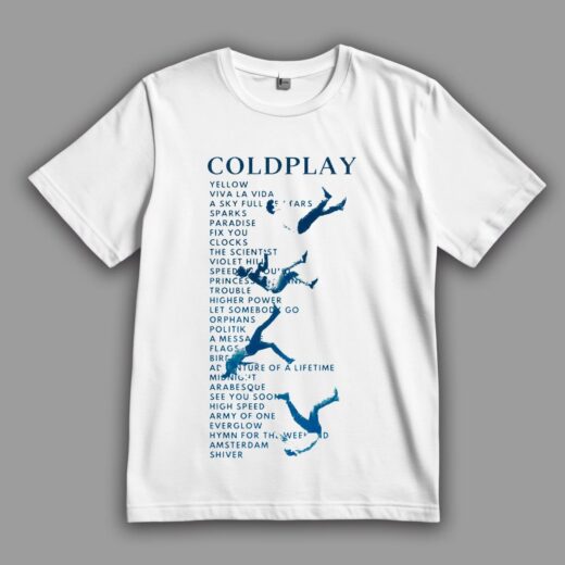 Футболка PrintBro Coldplay історія зірки у піснях goodreclama