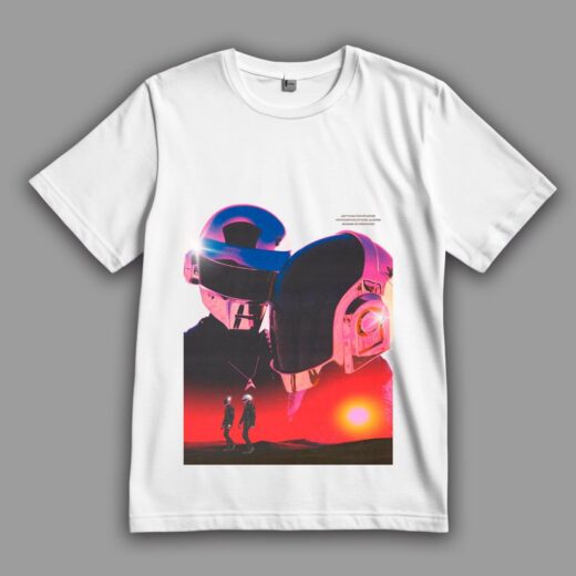 Футболка PrintBro Daft Punk плакат на заході сонця PG09545 goodreclama