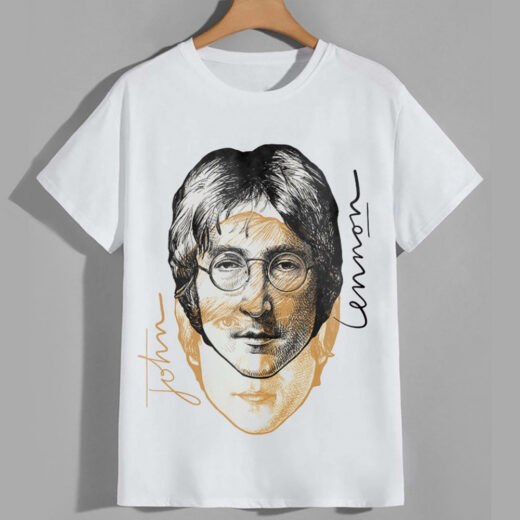Футболка PrintBro John Lennon, graphic art PG03217 goodreclama Білий