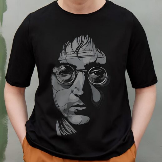 Футболка PrintBro Art John Lennon PG03219 goodreclama Чорний