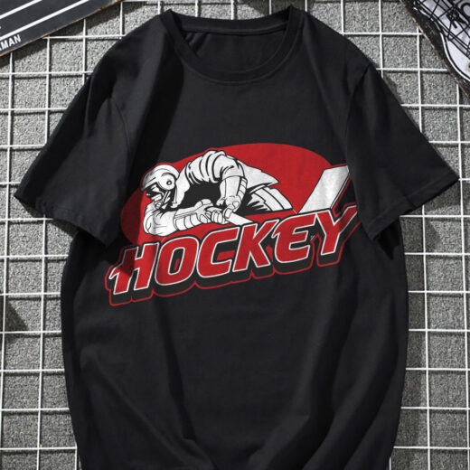 Футболка PrintBro Hockey PG03194 goodreclama Чорний