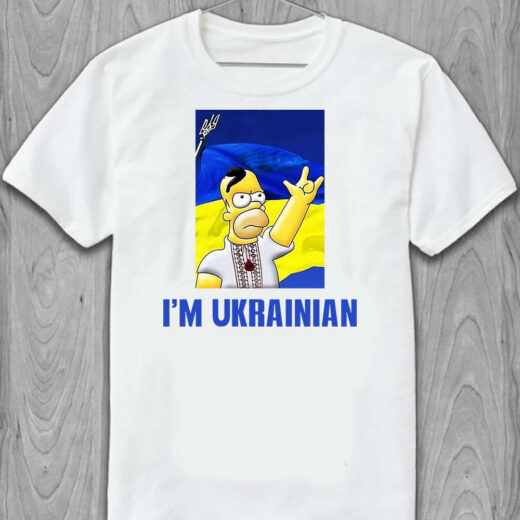 Футболка PrintBro I`m ukrainian - Гомер Сімпсон PG06008 goodreclama Art.002