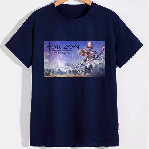 Футболка PrintBro Horizon Zero Dawn Game PG07179 goodreclama Темно-синій (Deep Navy)
