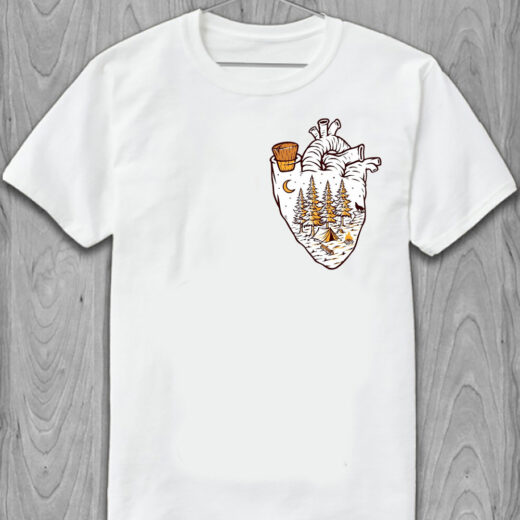 Футболка PrintBro Wild heart PG01075 goodreclama Білий