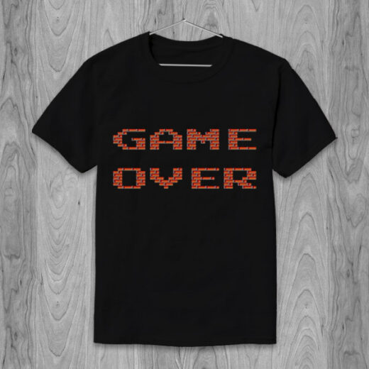 Футболка PrintBro Game over PG05097 goodreclama Чорний