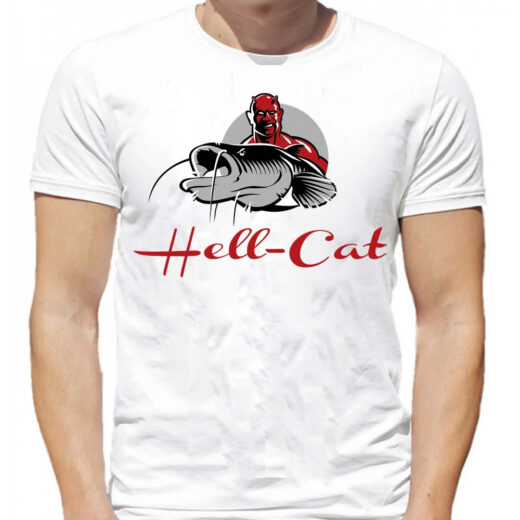 Футболка PrintBro Hell-Cat PG05962 goodreclama Білий