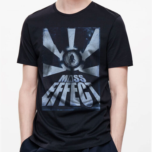 Футболка PrintBro Mass Effect game PG065746 goodreclama Чорний