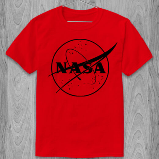 Футболка PrintBro NASA, надпис PG065895 goodreclama Червоний