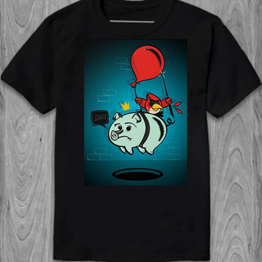 Футболка PrintBro Мем Angry Bird PG05742 goodreclama Чорний