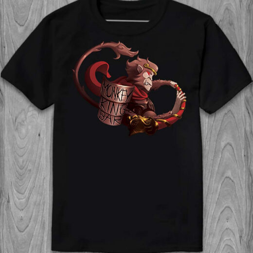 Футболка PrintBro Dota 2 Monkey King Bar PG05793 goodreclama Чорний