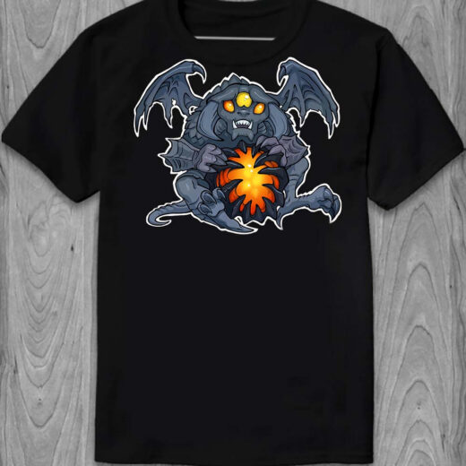 Футболка PrintBro Dota2 Roshian PG05779 goodreclama Чорний