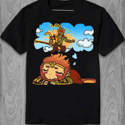 Футболка PrintBro Dota 2 Sun Wukong Fan art PG05806 goodreclama Чорний