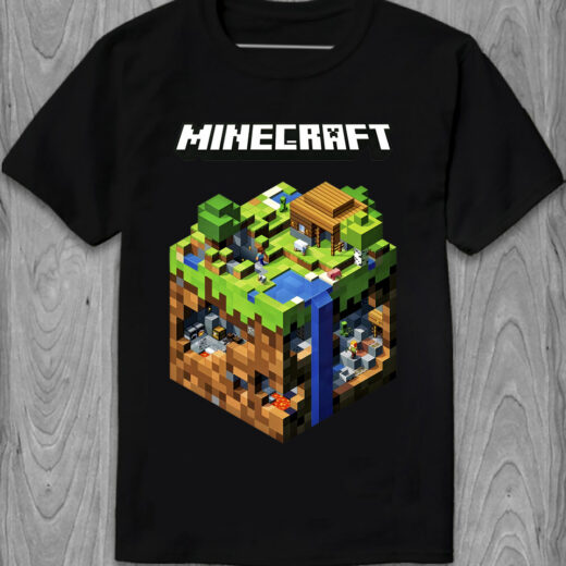 Футболка PrintBro Minecraft PG04380 goodreclama Чорний