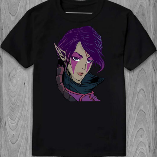 Футболка PrintBro Dota 2 Templar Assassin PG05802 goodreclama Чорний
