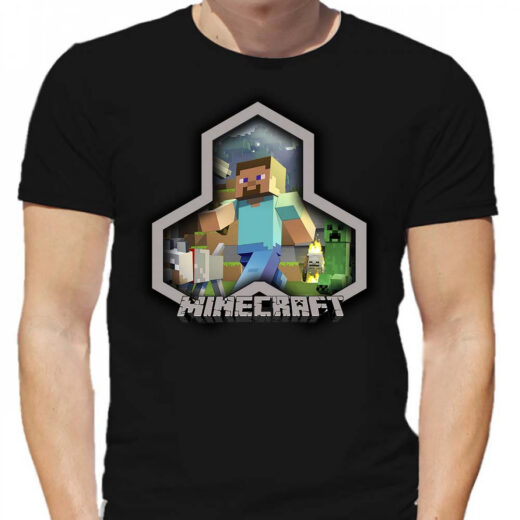 Футболка PrintBro Відеогра Minecraft PG05546 goodreclama Чорний