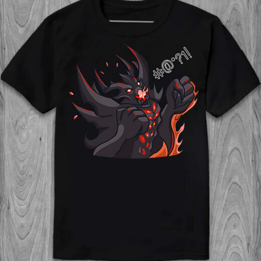 Футболка PrintBro Dota 2 Shadow Fiend PG05798 goodreclama Чорний