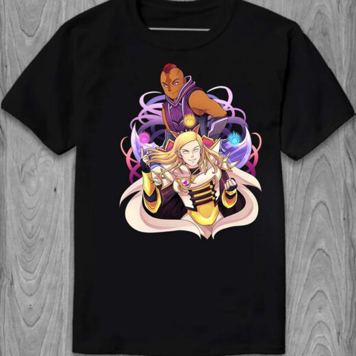 Футболка PrintBro Anti-Mage: Invoker (Carl, Invoker, Kael) Dota 2 PG05783 goodreclama Чорний