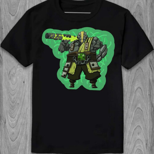 Футболка PrintBro Dota 2 Earth Spirit PG05788 goodreclama Чорний