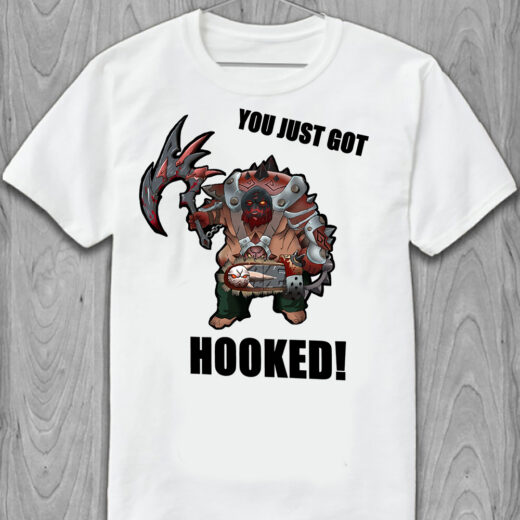Футболка PrintBro Dota You just got hooked PG065735 goodreclama Білий