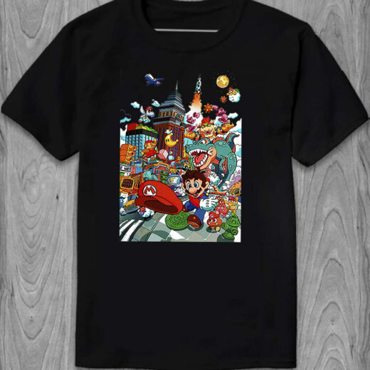 Футболка PrintBro Super Mario art PG05727 goodreclama Чорний