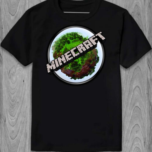 Футболка PrintBro Logo Minecraft PG05714 goodreclama Чорний