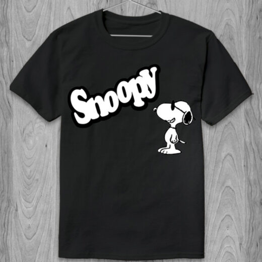Футболка PrintBro Snoopy собака з мультсеріалу PG065859 Чорний