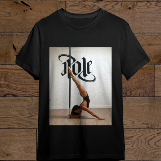 Футболка PrintBro Танець на пілоні (pole dance sport) PG03187 goodreclama Чорний
