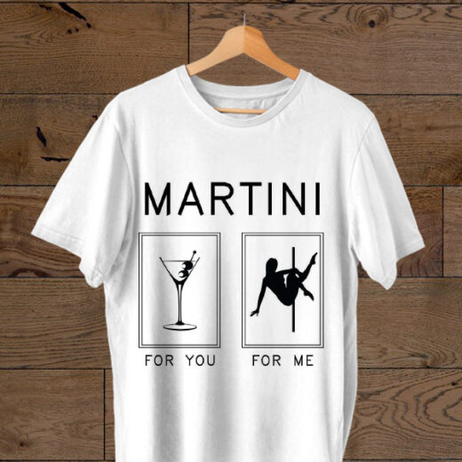 Футболка PrintBro Pole dance. Martini PG03167 goodreclama Білий