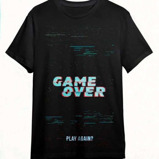 Футболка PrintBro чоловіча Game over PG02573 goodreclama Чорний