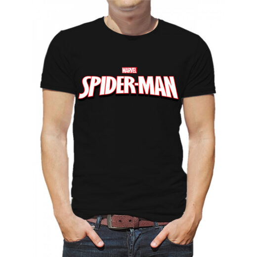 Чоловіча футболка PrintBro "Людина-павук (Spider-Man)" PG00216 Чорний