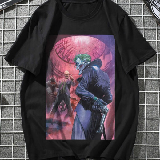Чоловіча футболка PrintBro Joker комІкс Джокер Гіллем Марч PG02514 Чорний
