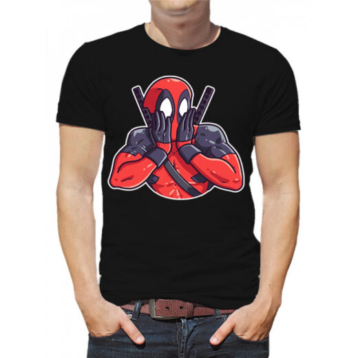 Футболка PrintBro чоловіча "Deadpool WoW" PG00218 Чорний