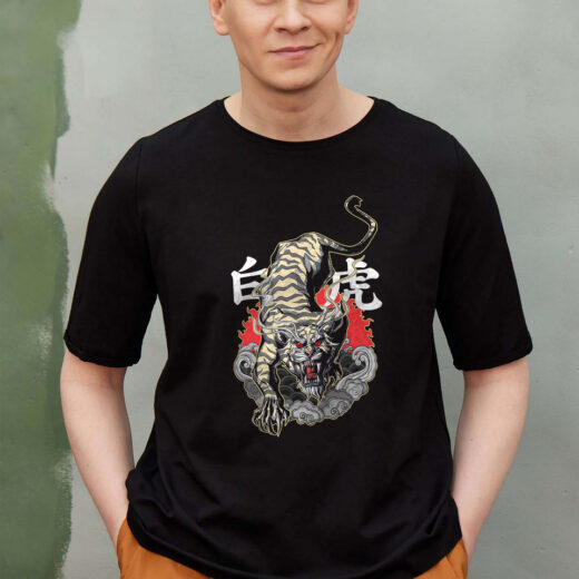 Футболка PrintBro Тигр PG02209 goodreclama Чорний
