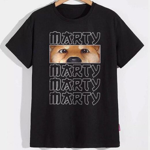 Футболка PrintBro Пес Marty PG07631 goodreclama Чорний