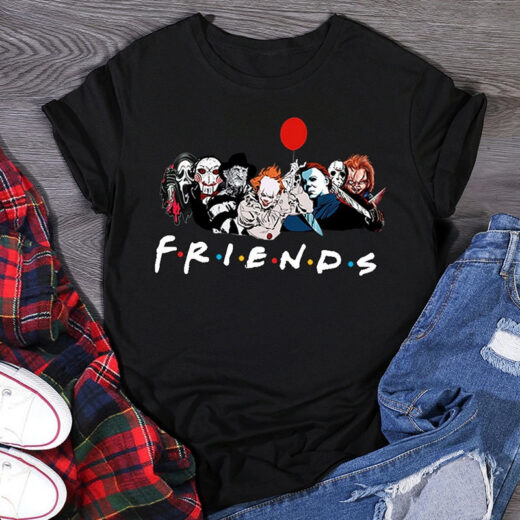 Футболка PrintBro з принтом Friends Horror Art.001