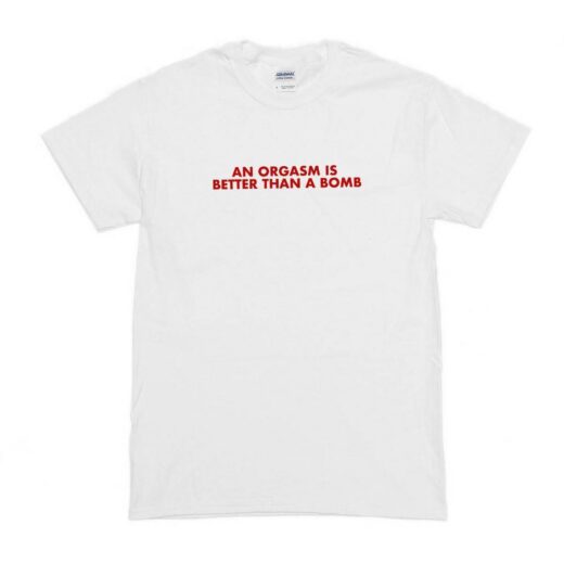 Футболка PrintBro An orgasm is better than a bomb. Friends