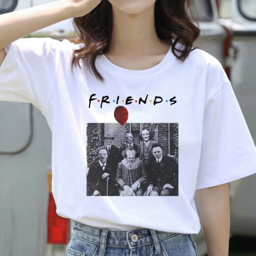Футболка PrintBro з принтом Friends Horror Art.003