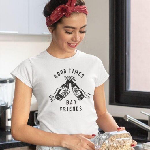 Футболка PrintBro Good Times Bad Friends