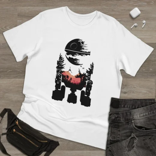 Футболка PrintBro Star Wars - Ендор - R2D2 - Зірка смерті