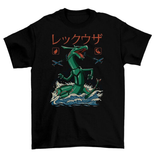 Футболка PrintBro Покемон - Rayquaza Dragon