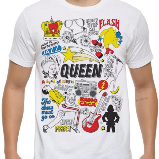 Футболка PrintBro рок Queen Art.004