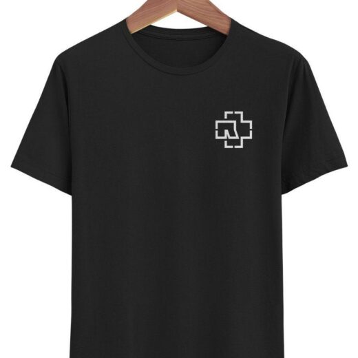 Футболка PrintBro з маленьким логотипом Rammstein