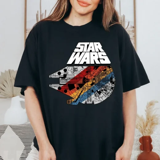 Футболка PrintBro Star Wars Millennium Falcon Art.001