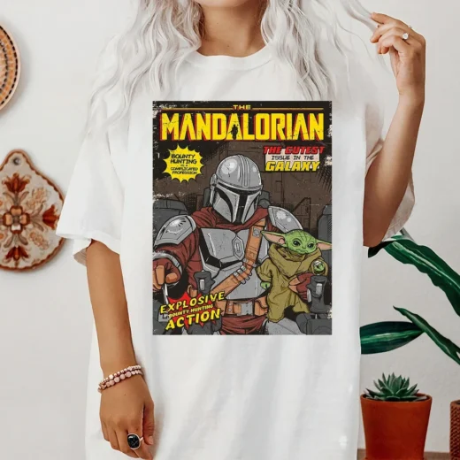 Футболка PrintBro Star Wars The Mandalorian Art.002